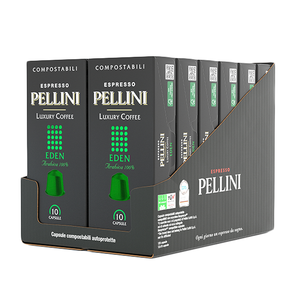 Pellini Luxury Eden Arabica Coffee In Nespresso Compatible Self