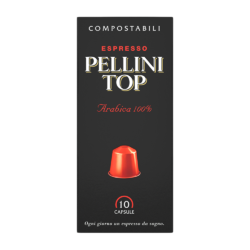 Nespresso compatible capsules: compostable, capsules | Pellini