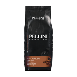 PELLINI N 9 CREMOSO, café en grains pour espresso - 1 Paquet de 1 kg