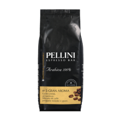 Kaffeebohnen - PELLINI N°3 GRAN AROMA 100 % Arabica-Kaffeebohnen für Espresso